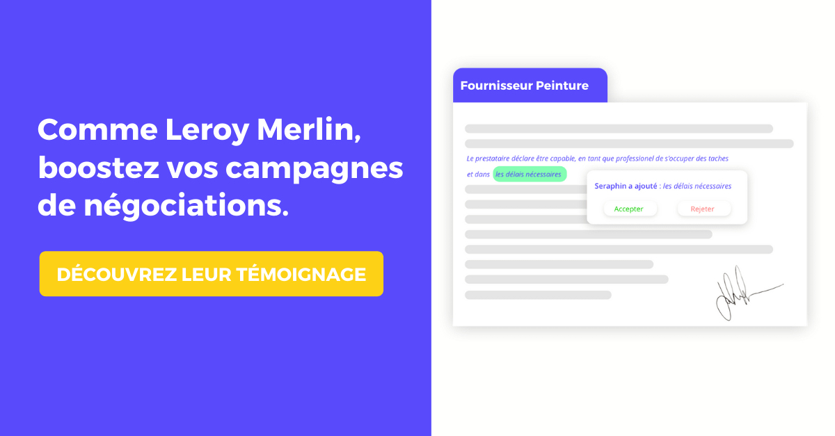 Découvrez comment Leroy Merlin a boosté ses campagnes de négociation fournisseur