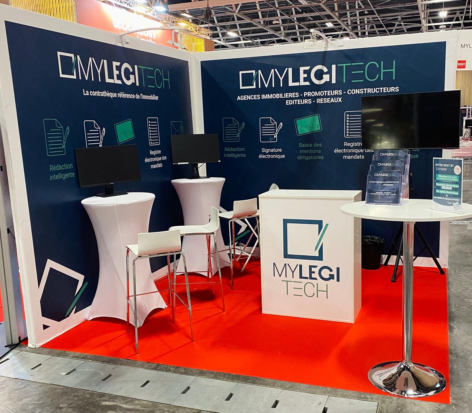 Le stand de MYLEGITECH au RENT 2024