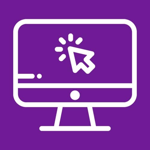 Pictogramme sur l'application