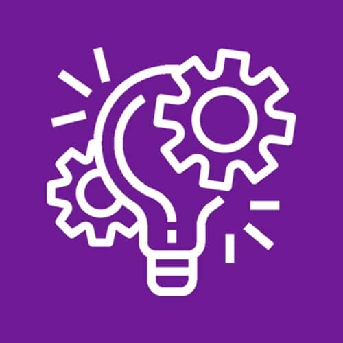 Pictogramme sur la prise en mains de l'application