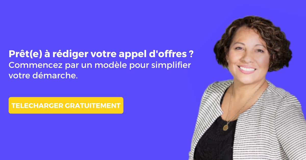 Téléchargez gratuitement un modèle d'appel d'offres pour vos projets en direction juridique